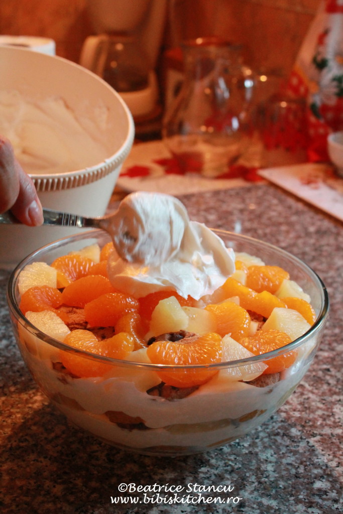 Trifle cu mandarine si ananas (light) | Bibi&amp;#39;s Kitchen